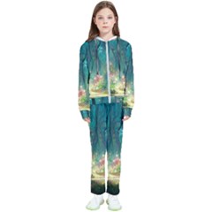 Magical Forest Forest Painting Fantasy Kids  Tracksuit by danenraven