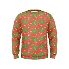 X Mas Texture Pack Kids  Sweatshirt by artworkshop