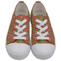 x mas texture pack Kids  Low Top Canvas Sneakers View1