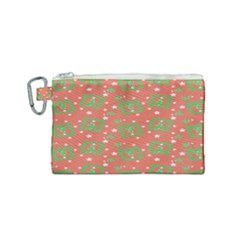 X Mas Texture Pack Canvas Cosmetic Bag (small) by artworkshop