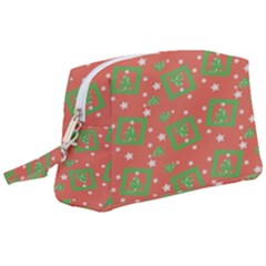 X Mas Texture Pack Wristlet Pouch Bag (large) by artworkshop