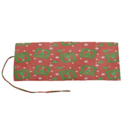 X Mas Texture Pack Roll Up Canvas Pencil Holder (s) by artworkshop