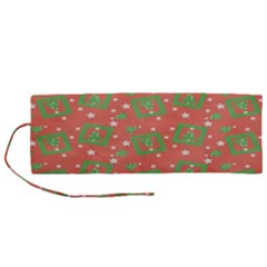 X Mas Texture Pack Roll Up Canvas Pencil Holder (m) by artworkshop