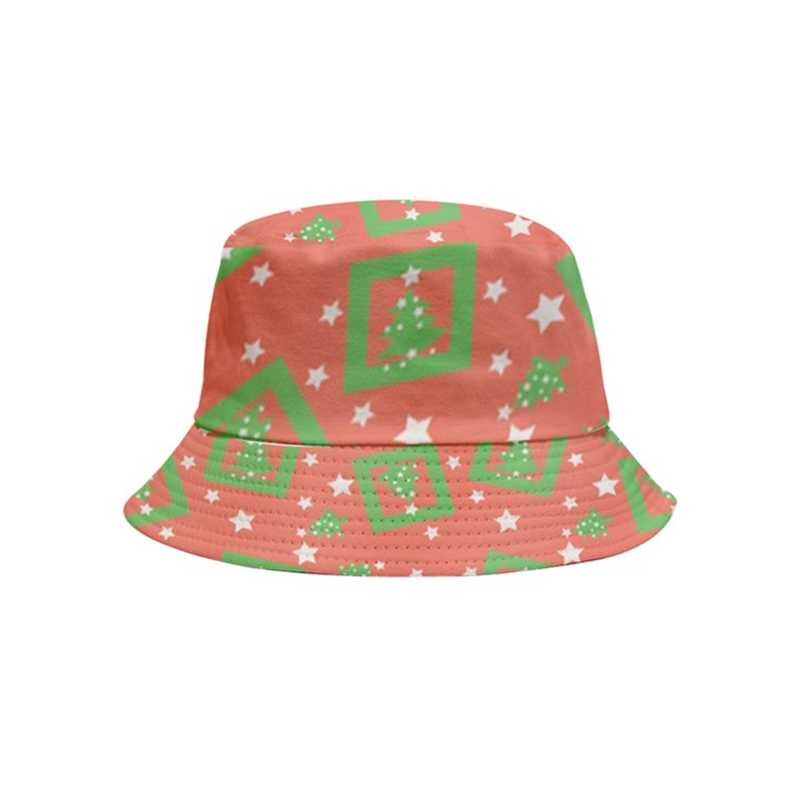 x mas texture pack Inside Out Bucket Hat (Kids)