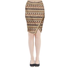 X Mas Texture Pack 4 Midi Wrap Pencil Skirt by artworkshop