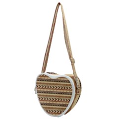 X Mas Texture Pack 4 Heart Shoulder Bag by artworkshop