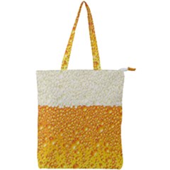 Bubble Beer Double Zip Up Tote Bag by artworkshop