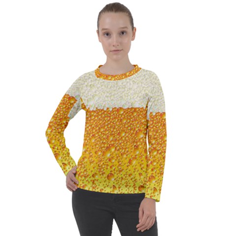 Bubble Beer Women s Long Sleeve Raglan Tee by artworkshop