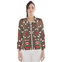 Christmas-kaleidoscope Women s Windbreaker by artworkshop