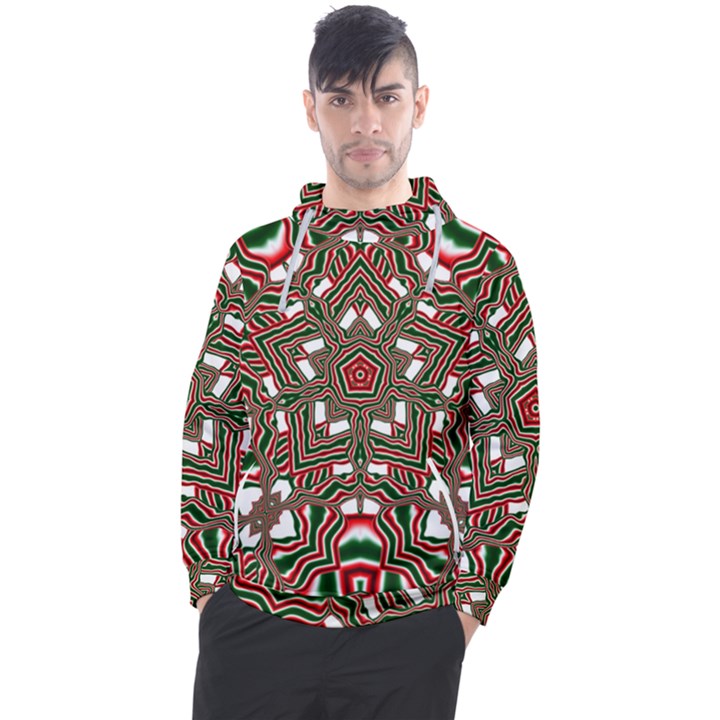 Christmas-kaleidoscope Men s Pullover Hoodie