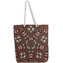 Christmas-kaleidoscope Full Print Rope Handle Tote (Large) View2