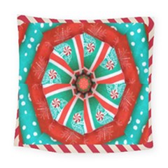 Christmas Kaleidoscope Square Tapestry (large)