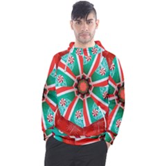 Christmas Kaleidoscope Men s Pullover Hoodie by artworkshop