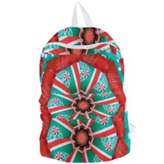 Christmas Kaleidoscope Foldable Lightweight Backpack by artworkshop