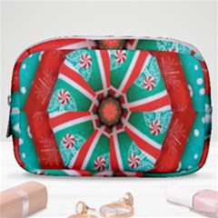 Christmas Kaleidoscope Make Up Pouch (small) by artworkshop