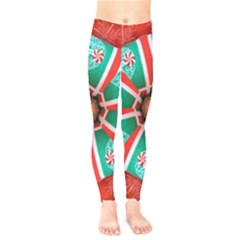 Christmas Kaleidoscope Kids  Classic Winter Leggings