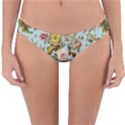 Flowers Vintage Floral Reversible Hipster Bikini Bottoms View3