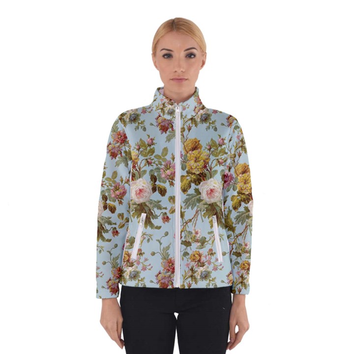 Flowers Vintage Floral Women s Bomber Jacket