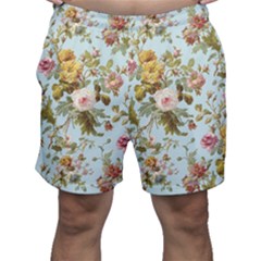 Flowers Vintage Floral Men s Shorts