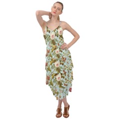 Flowers Vintage Floral Layered Bottom Dress