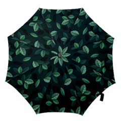 Leaves Pattern Hook Handle Umbrellas (large) by artworkshop