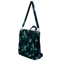 Leaves Pattern Crossbody Backpack by artworkshop