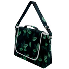 Leaves Pattern Box Up Messenger Bag by artworkshop