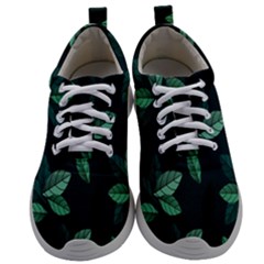 Leaves Pattern Mens Athletic Shoes by artworkshop