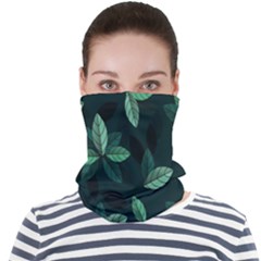 Leaves Pattern Face Seamless Bandana (adult) by artworkshop