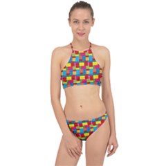 Lego Background Racer Front Bikini Set by artworkshop