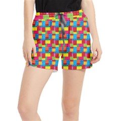 Lego Background Women s Runner Shorts by artworkshop