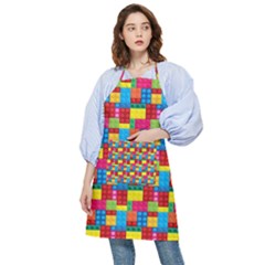 Lego Background Pocket Apron by artworkshop