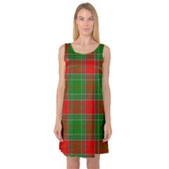 Lumberjack Plai Sleeveless Satin Nightdress by artworkshop