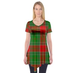 Lumberjack Plai Short Sleeve Tunic  by artworkshop