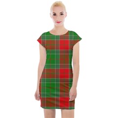 Lumberjack Plaid Cap Sleeve Bodycon Dress by artworkshop