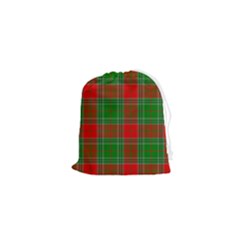 Lumberjack Plaid Drawstring Pouch (xs) by artworkshop