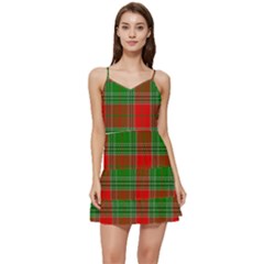 Lumberjack Plaid Short Frill Dress