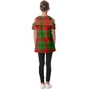 Lumberjack Plaid Fold Over Open Sleeve Top View2