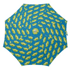 Pattern Aliens Straight Umbrellas by artworkshop