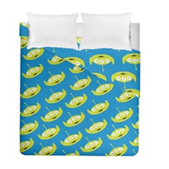 Pattern Aliens Duvet Cover Double Side (full/ Double Size) by artworkshop