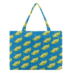 Pattern Aliens Medium Tote Bag by artworkshop