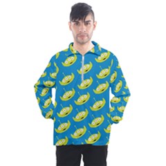 Pattern Aliens Men s Half Zip Pullover