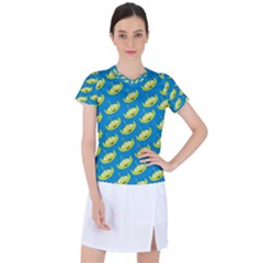 Pattern Aliens Women s Sports Top by artworkshop