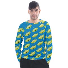 Pattern Aliens Men s Long Sleeve Raglan Tee