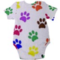 Pawprints Baby Short Sleeve Onesie Bodysuit View2