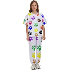 Pawprints Kids  Tee And Pants Sports Set