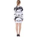 Frida Kahlo  V-neck Bodycon Long Sleeve Dress View2