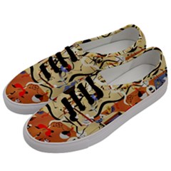 Carnival Of The Harlequin Art Men s Classic Low Top Sneakers by danenraven