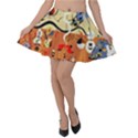 Carnival Of The Harlequin Art Velvet Skater Skirt View1