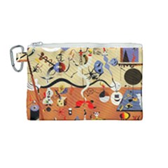 Carnival Of The Harlequin Art Canvas Cosmetic Bag (medium) by danenraven